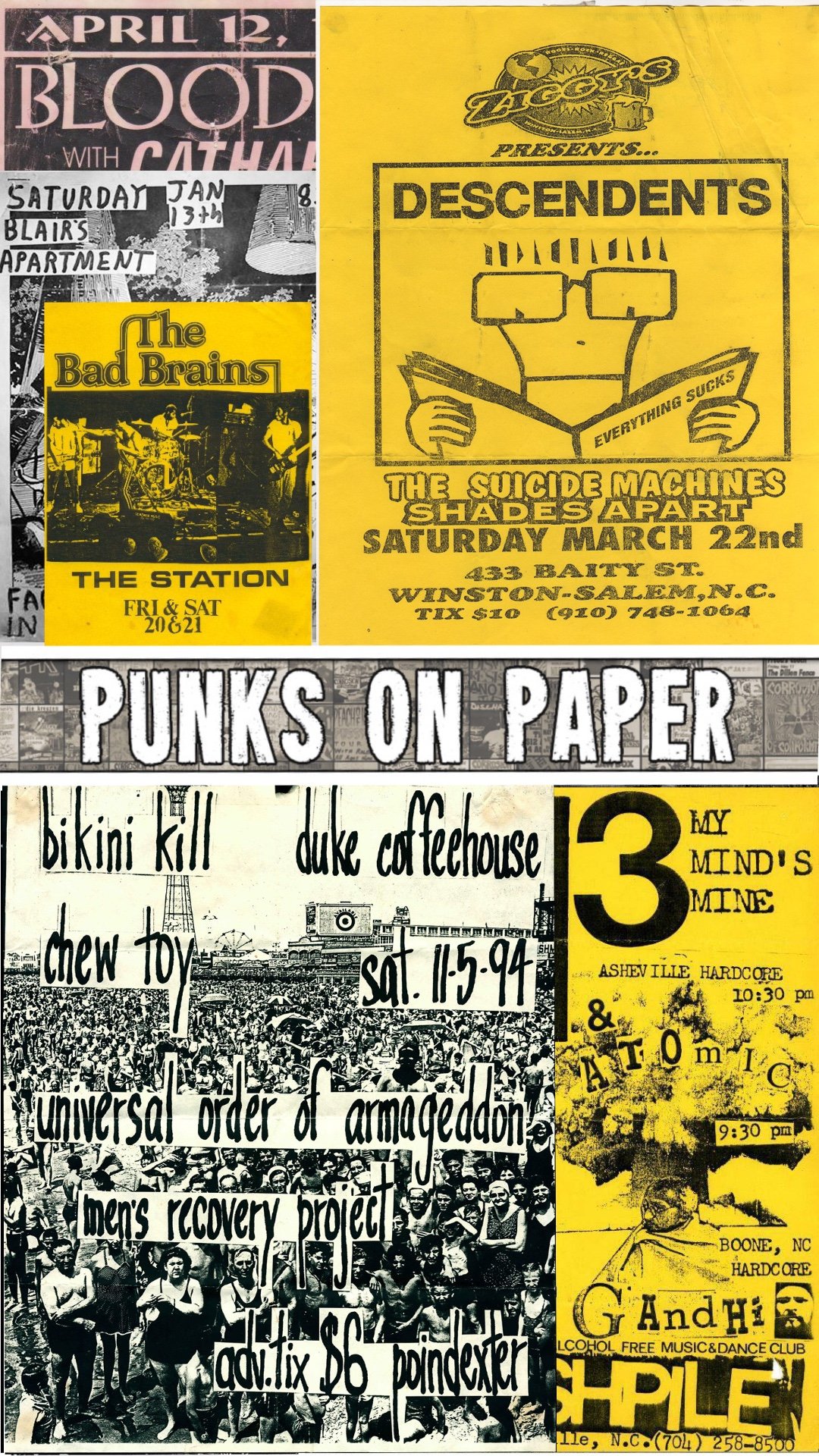 Punks on Paper Moves to UNC-Greensboro's Archives — Sarah Marsom